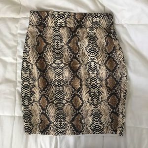 Snakeskin Skirt